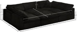 Cozy Velvet Modular Sectional Sofa – Luxurious Cloud-Like Comfort for Elegant Living Spaces