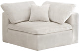 Cozy Armless Modular Chair: Luxurious Fiber-Filled Cushions for Ultimate Comfort and Style
