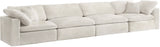 Cozy Modular Sofa: Embrace Cloud-Like Comfort with Soft Fiber Cushions for Ultimate Relaxation