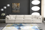 Cozy Modular Sofa: Embrace Cloud-Like Comfort with Soft Fiber Cushions for Ultimate Relaxation