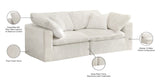 Cozy Modular Sofa: Embrace Cloud-Like Comfort with Soft Fiber Cushions for Ultimate Relaxation