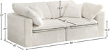 Cozy Modular Sofa: Embrace Cloud-Like Comfort with Soft Fiber Cushions for Ultimate Relaxation