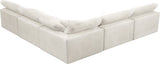 Cozy Velvet Modular Sectional Sofa - Cloud-Like Comfort with Elegant Design for Any Living Space