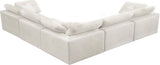 Cozy Velvet Modular Sectional Sofa - Cloud-Like Comfort with Elegant Design for Any Living Space