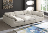 Cozy Velvet Modular Sectional Sofa - Cloud-Like Comfort with Elegant Design for Any Living Space