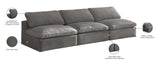 Cozy Modular Armless Sofa – Experience Cloud-Like Comfort with Soft Fiber-Filled Cushions Today!