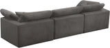 Cozy Modular Sofa: Embrace Cloud-Like Comfort with Soft Fiber Cushions for Ultimate Relaxation