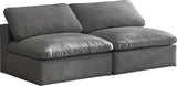 Cozy Modular Armless Sofa – Experience Cloud-Like Comfort with Soft Fiber-Filled Cushions Today!