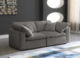 Cozy Modular Sofa: Embrace Cloud-Like Comfort with Soft Fiber Cushions for Ultimate Relaxation