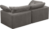 Cozy Modular Sofa: Embrace Cloud-Like Comfort with Soft Fiber Cushions for Ultimate Relaxation
