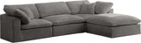 Cozy Velvet Modular Sectional - Experience Cloud-Like Comfort with Elegant Design for Any Room