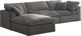 Cozy Velvet Modular Sectional - Experience Cloud-Like Comfort with Elegant Design for Any Room