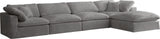 Cozy Velvet Modular Sectional - Experience Cloud-Like Comfort with Elegant Design for Any Room