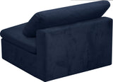 Cozy Armless Modular Chair: Luxurious Fiber-Filled Cushions for Ultimate Comfort and Style