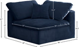 Cozy Armless Modular Chair: Luxurious Fiber-Filled Cushions for Ultimate Comfort and Style