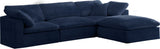 Cozy Velvet Modular Sectional - Luxurious Cloud-Like Comfort with Contemporary Design for Your Home