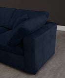 Cozy 4-Piece Modular Sectional Sofa - Luxurious Fiber-Filled Cushions for Ultimate Comfort and Style