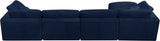 Cozy Velvet Modular Sectional - Luxurious Cloud-Like Comfort with Contemporary Design for Your Home