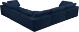 Cozy Velvet Modular Sectional - Luxurious Cloud-Like Comfort with Contemporary Design for Your Home