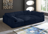 Cozy Velvet Modular Sectional - Luxurious Cloud-Like Comfort with Contemporary Design for Your Home