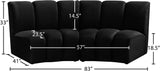 Infinity Modular Sectional Sofa - Luxurious Soft Upholstery with Deep Channel Tufting Design