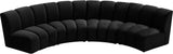 Infinity Modular 4-Piece Sectional with Soft Upholstery and Deep Channel Tufting for Modern Spaces