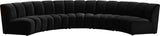 Infinity Modular 5-Piece Sectional Sofa - Luxurious Deep Channel Tufting & Modern Design Elegance