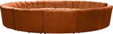 Infinity 12-Piece Modular Sectional - Soft Velvet Comfort with Deep Channel Tufting & Contemporary Style