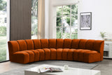 Infinity Modular 4-Piece Sectional with Soft Upholstery and Deep Channel Tufting for Modern Spaces