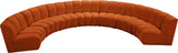 Infinity Modular 7-Piece Sectional Sofa - Soft Velvet, Contemporary Design for Versatile Living Spaces