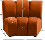 Infinity Modular Chair - Stylish Contemporary Seating with Soft Velvet and Deep Channel Tufting