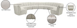 Infinity 10-Piece Modular Sectional Sofa: Luxurious Deep Channel Tufting for Ultimate Comfort