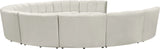 Infinity 10-Piece Modular Sectional Sofa: Luxurious Deep Channel Tufting for Ultimate Comfort