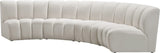 Infinity Modular 4-Piece Sectional with Soft Upholstery and Deep Channel Tufting for Modern Spaces