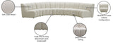 Infinity Modular 5-Piece Sectional Sofa - Luxurious Deep Channel Tufting & Modern Design Elegance