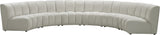 Infinity Modular 6-Piece Sectional Sofa - Luxurious Deep Channel Tufting & Contemporary Design