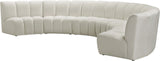 Infinity Modular 6-Piece Sectional Sofa - Luxurious Deep Channel Tufting & Contemporary Design