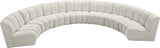 Infinity Modular 7-Piece Sectional Sofa - Soft Velvet, Contemporary Design for Versatile Living Spaces