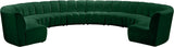 Infinity 10-Piece Modular Sectional Sofa: Luxurious Deep Channel Tufting for Ultimate Comfort