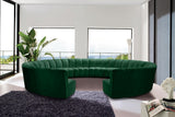 Infinity 12-Piece Modular Sectional - Soft Velvet Comfort with Deep Channel Tufting & Contemporary Style