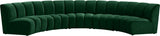 Infinity Modular 5-Piece Sectional Sofa - Luxurious Deep Channel Tufting & Modern Design Elegance