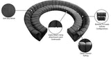 Infinity 11-Piece Modular Sectional Sofa - Contemporary Design with Deep Channel Tufting Comfort