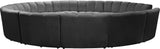 Infinity 12-Piece Modular Sectional - Soft Velvet Comfort with Deep Channel Tufting & Contemporary Style