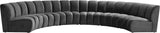 Infinity Modular 6-Piece Sectional Sofa - Luxurious Deep Channel Tufting & Contemporary Design