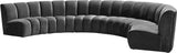 Infinity Modular 6-Piece Sectional Sofa - Luxurious Deep Channel Tufting & Contemporary Design