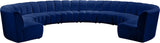 Infinity 10-Piece Modular Sectional Sofa: Luxurious Deep Channel Tufting for Ultimate Comfort