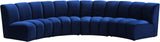 Infinity Modular 4-Piece Sectional with Soft Upholstery and Deep Channel Tufting for Modern Spaces