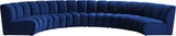 Infinity Modular 6-Piece Sectional Sofa - Luxurious Deep Channel Tufting & Contemporary Design
