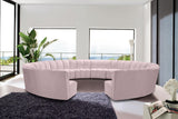 Infinity 12-Piece Modular Sectional - Soft Velvet Comfort with Deep Channel Tufting & Contemporary Style