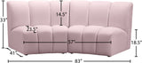Infinity Modular Sectional Sofa - Luxurious Soft Upholstery with Deep Channel Tufting Design